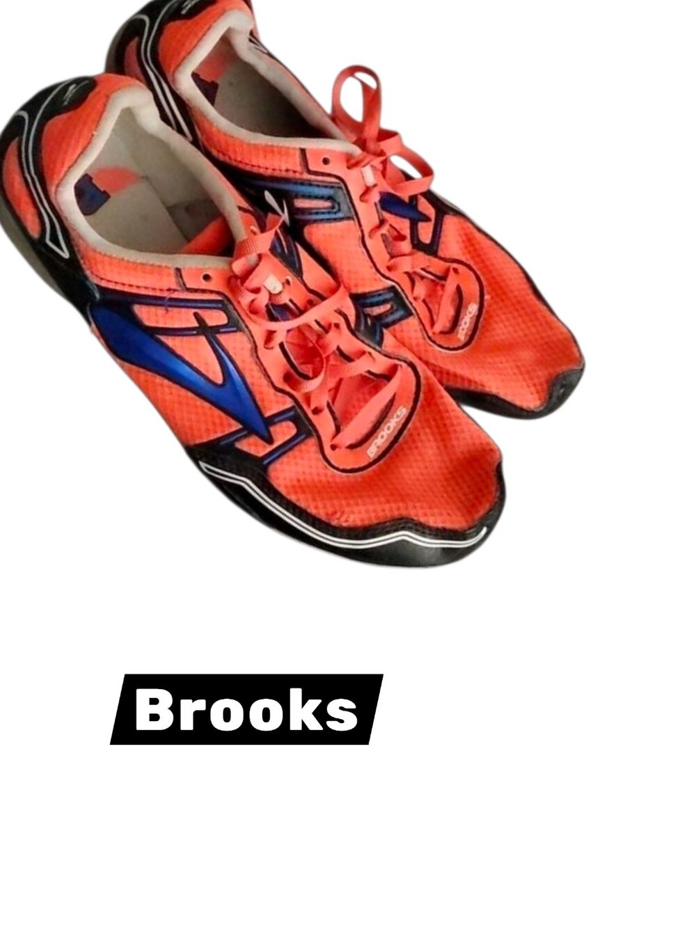 Brooks track field spikes Women's Brooks® PR MD 54.26 size 8 orange blue…